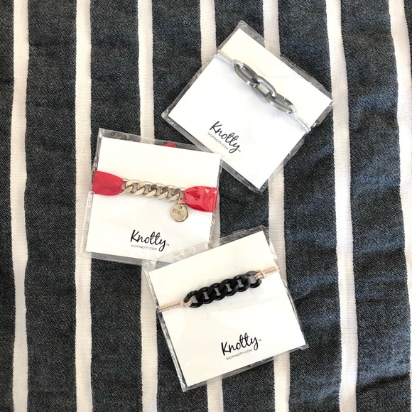 knotty Accessories - Set of 3 Knotty Ponytail Holders